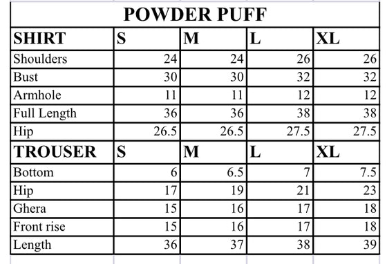 Powder Puff 2Pc