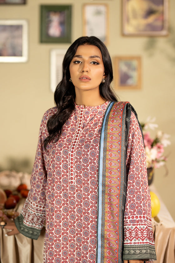 LWP-03 Ajrak 3Pc - LA ROSAA